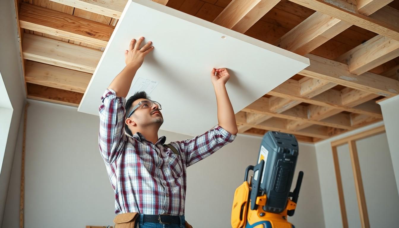 Hang Ceiling Drywall cost guide