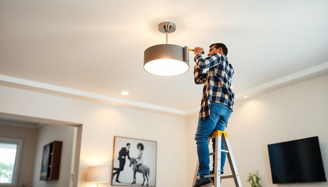 Install Ceiling Light Fixture cost guide