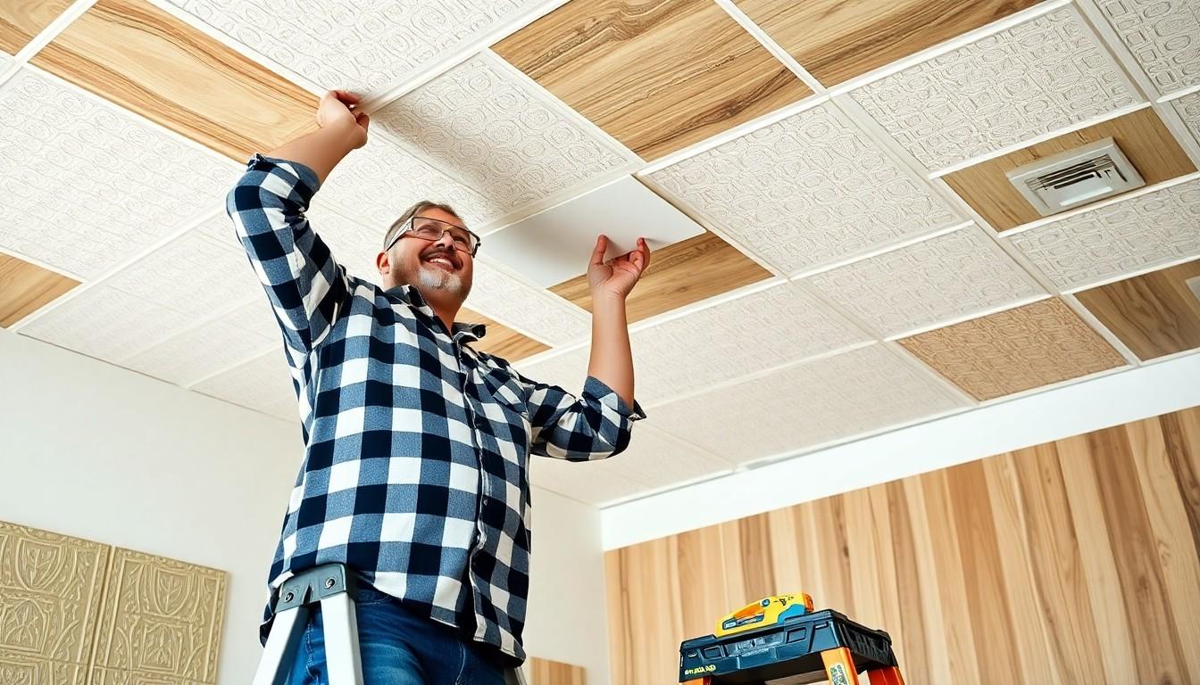 Install Ceiling Tiles cost guide