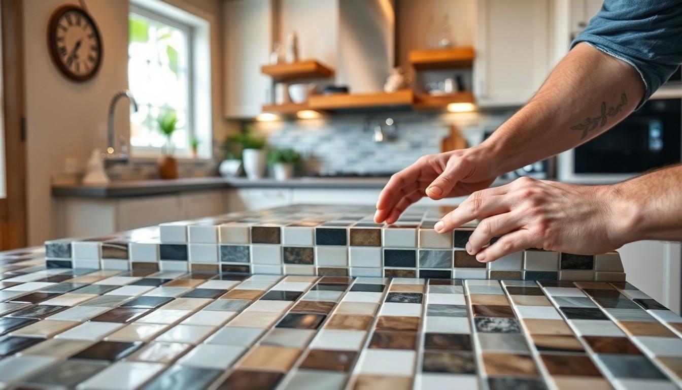 Install Kitchen Counter Tile cost guide