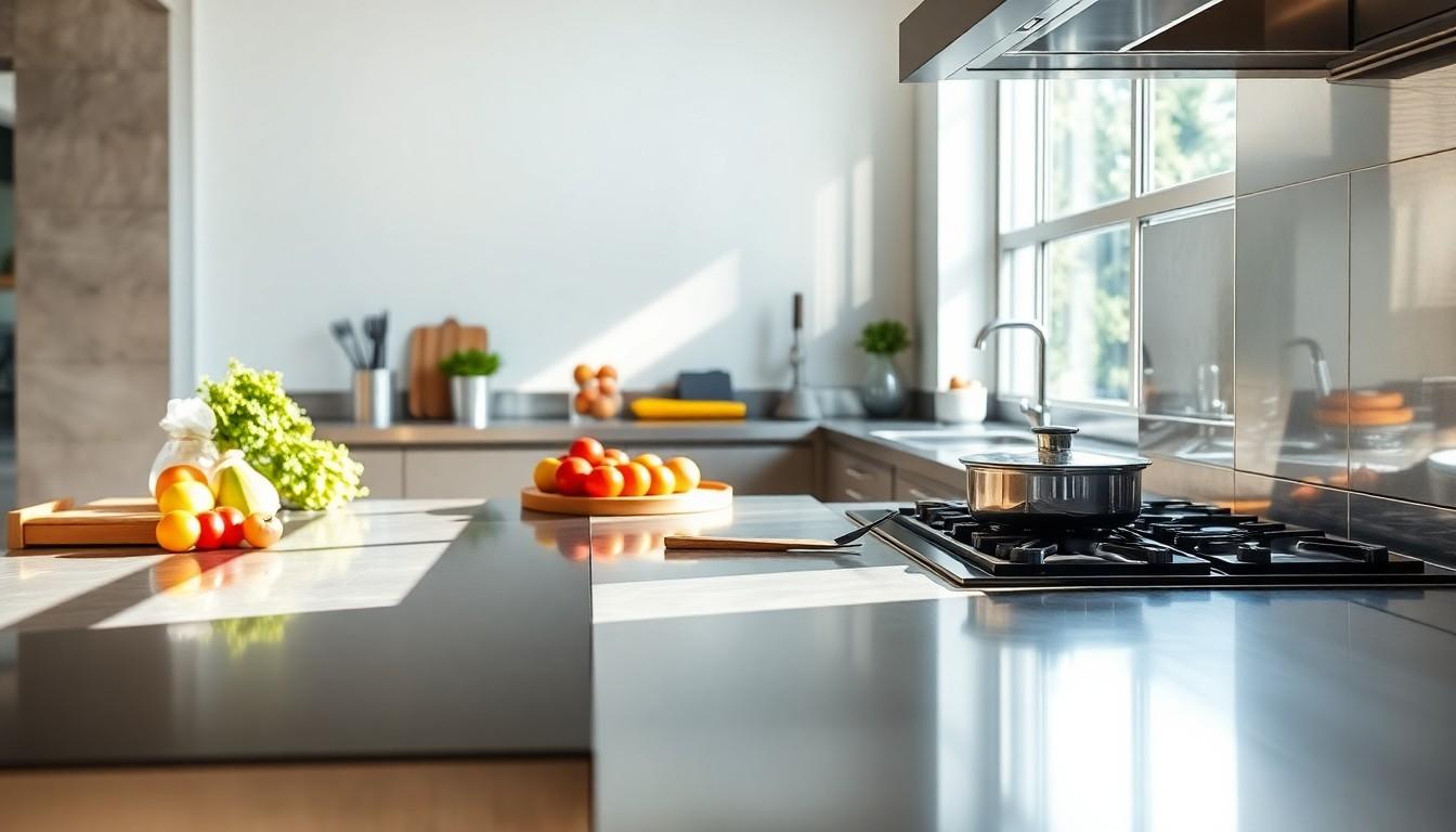 Install Metal Countertops cost guide