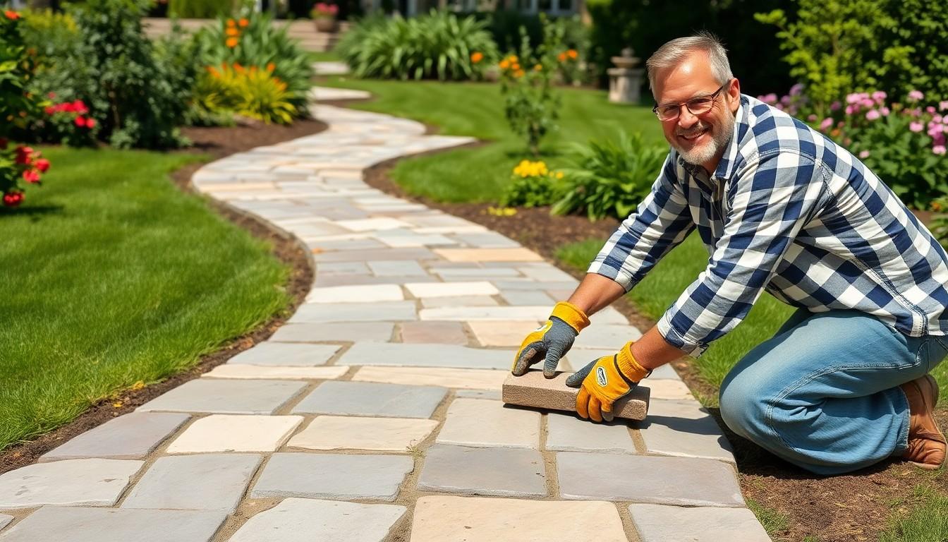 Install Natural Stone Walkway cost guide