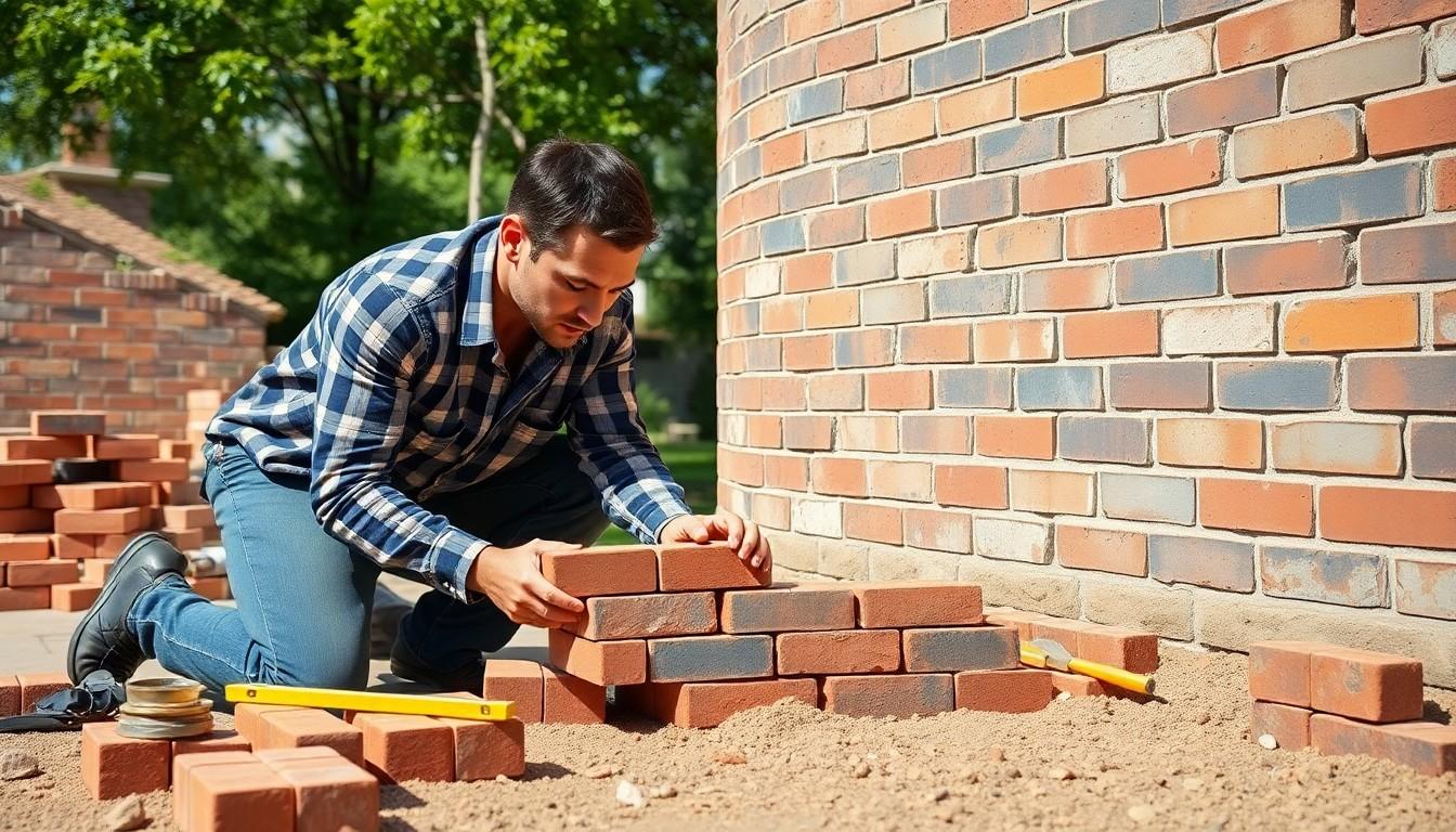 Install Patterned Double Width Brick Wall cost guide