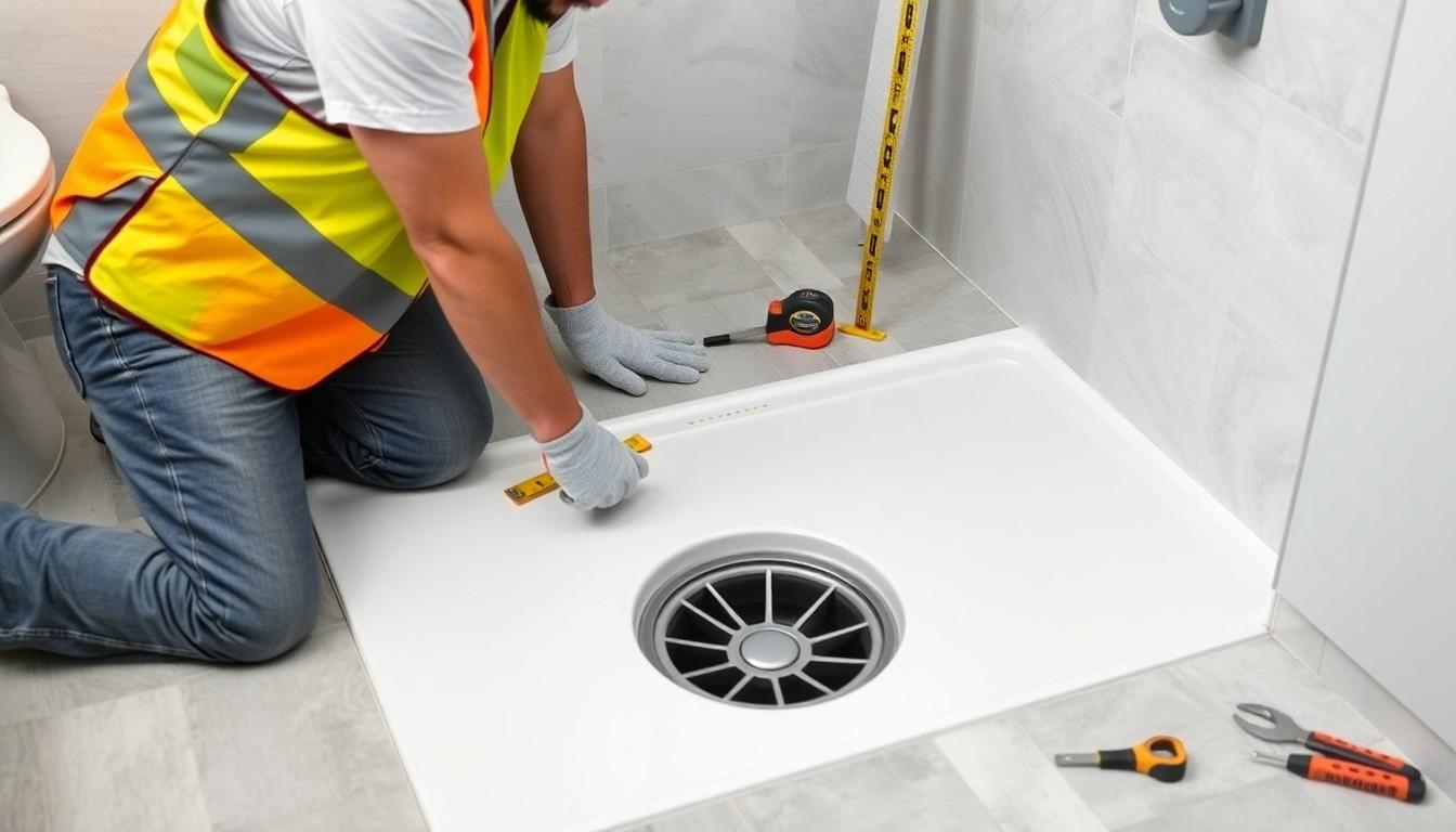 Install Shower Base cost guide