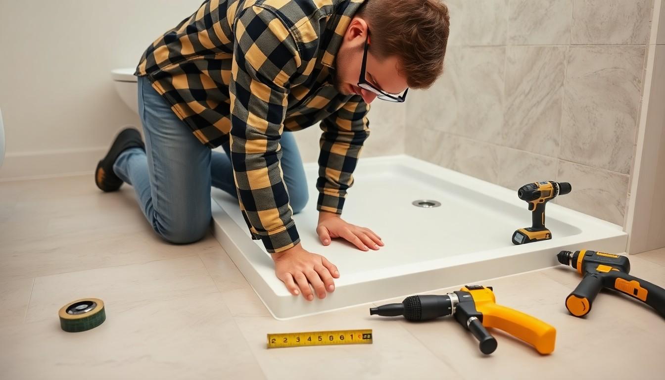 Install Shower Base cost guide