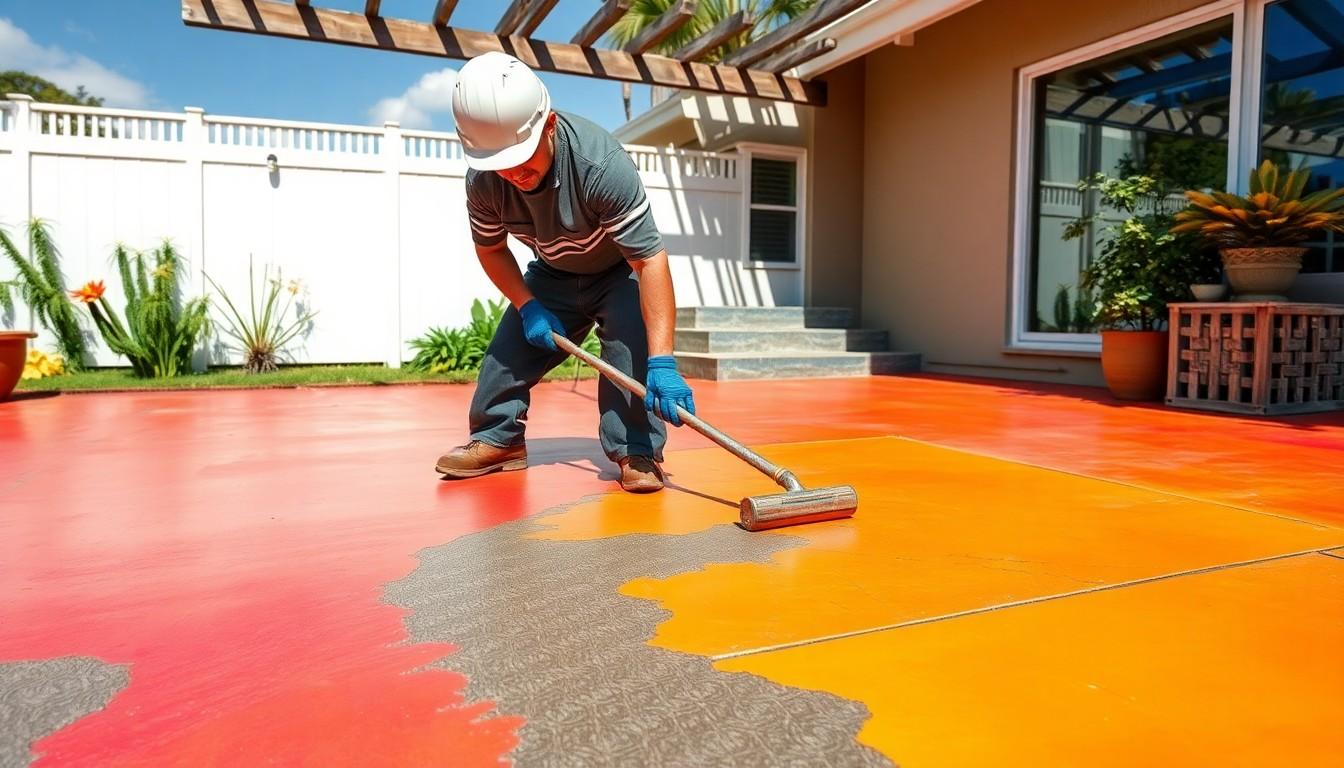 Install Single Color Stamped Concrete cost guide