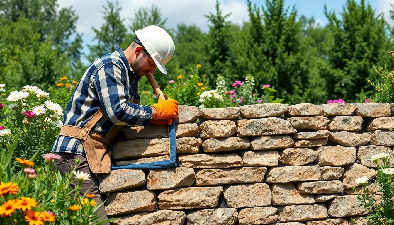 Install Stone Wall cost guide