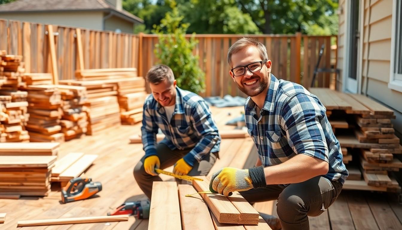 Install Wood Decking cost guide