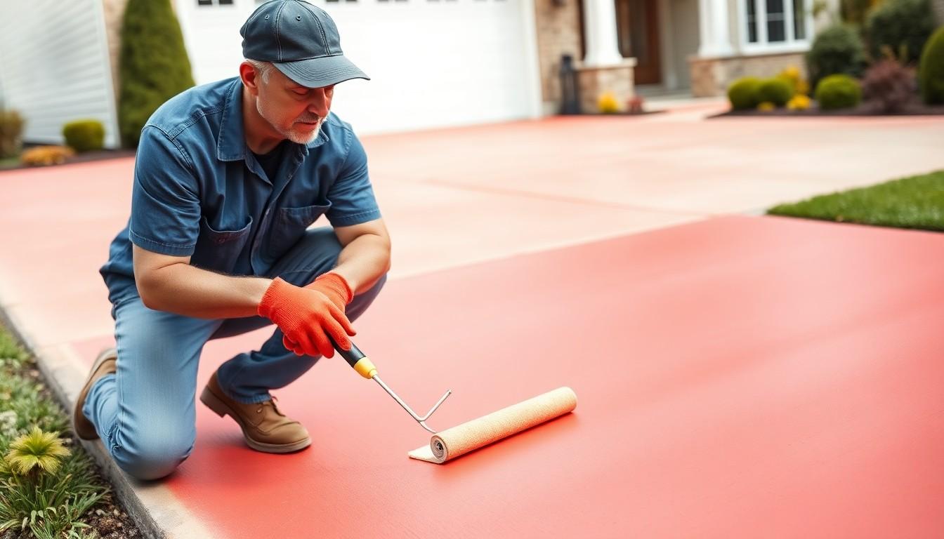Paint Driveway cost guide