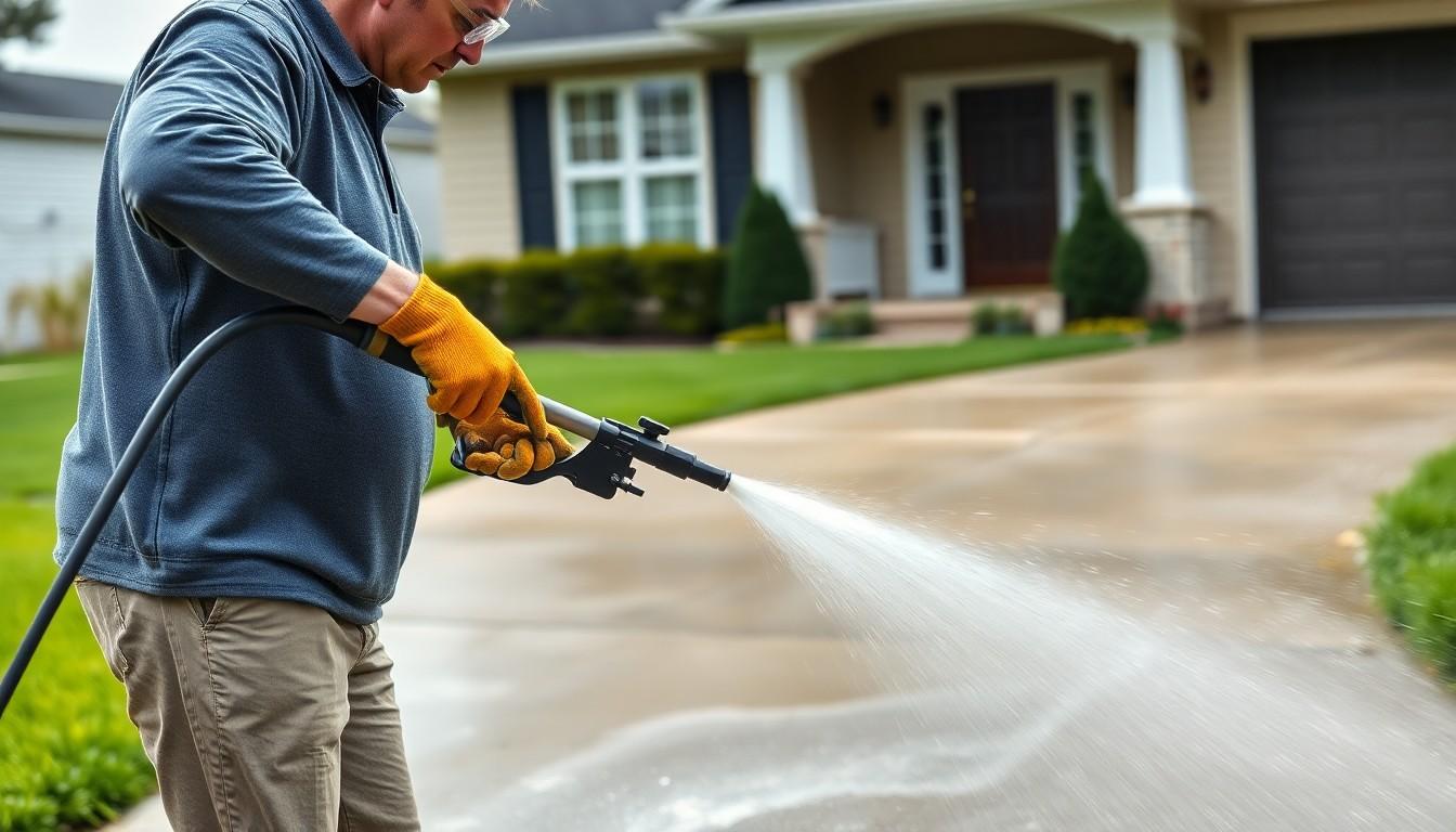 Power Wash Driveway cost guide