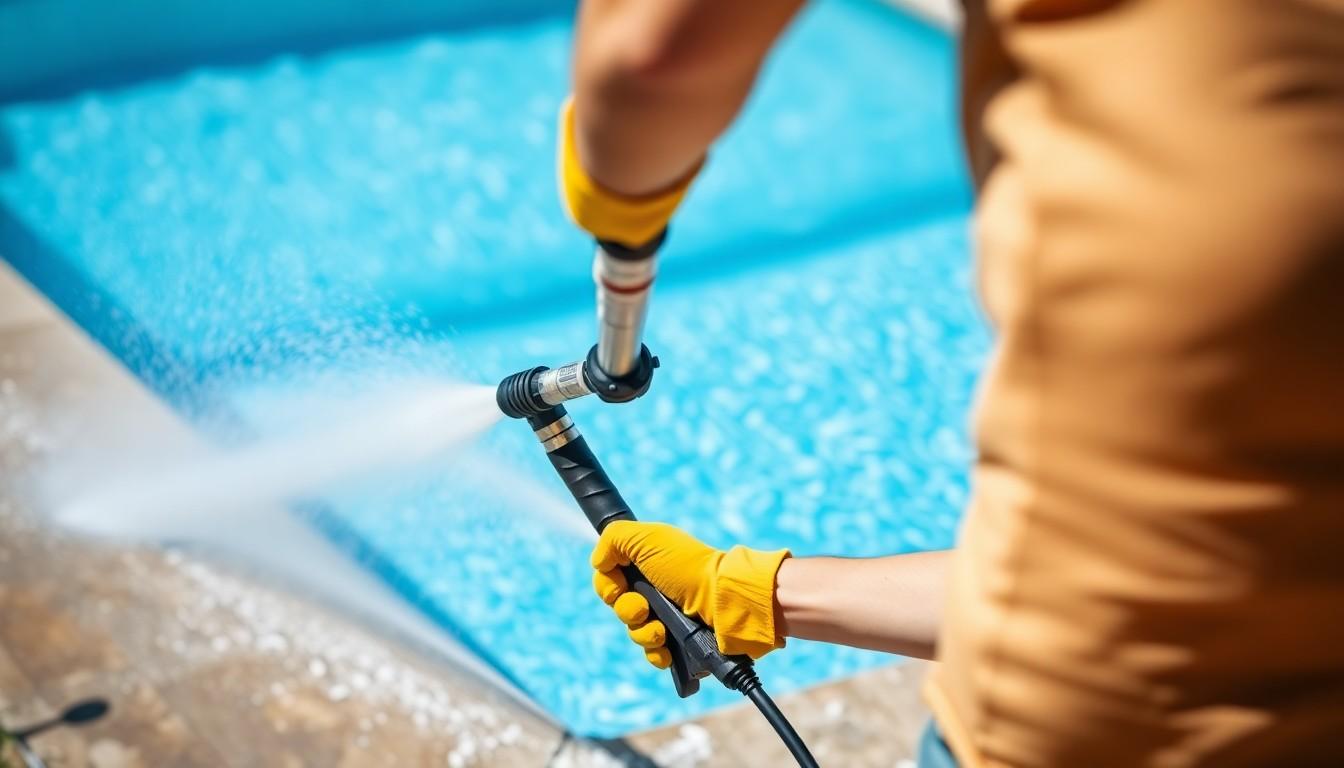Pressure Wash a Pool Deck cost guide