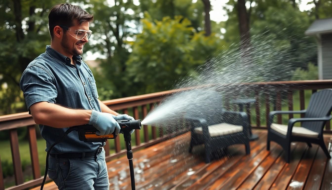 Pressure Wash Deck cost guide